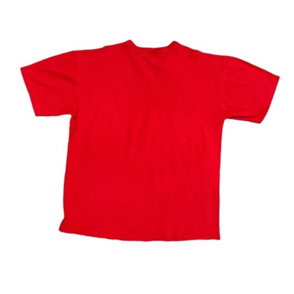 True Vintage mens Ohio State T shirt red pit to pit 22in length 27in Large 1990s - Picture 4 of 4